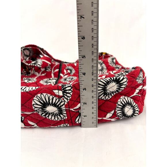 Vera Bradley Deco Daisy Sophie Fabric Shoulder Bag Houndstooth Retired - Picture 7 of 16